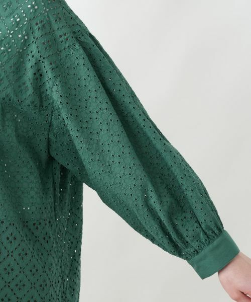 Leilian PLUS HOUSE / レリアンプラスハウス シャツ・ブラウス | カットワークチュニックブラウス【Leilian WHITE LABEL】 | 詳細15