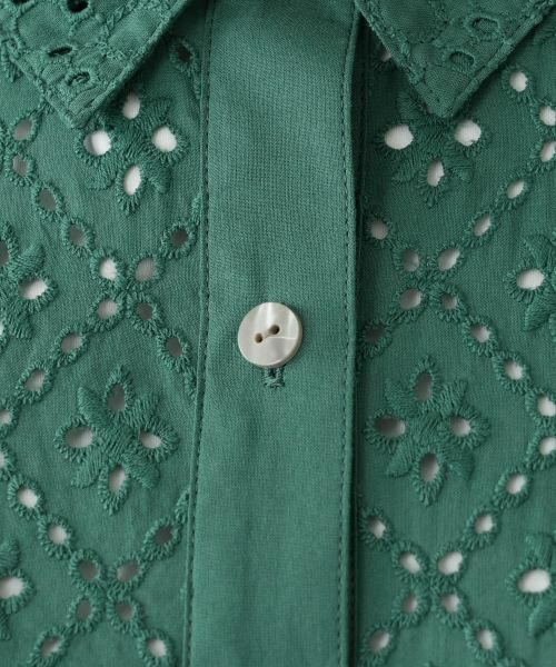 Leilian PLUS HOUSE / レリアンプラスハウス シャツ・ブラウス | カットワークチュニックブラウス【Leilian WHITE LABEL】 | 詳細17