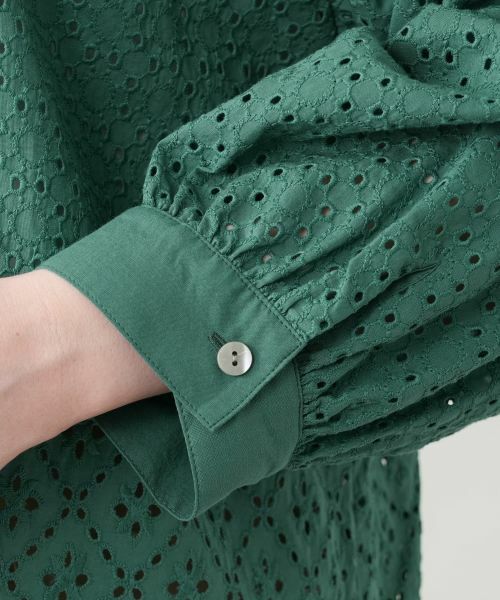 Leilian PLUS HOUSE / レリアンプラスハウス シャツ・ブラウス | カットワークチュニックブラウス【Leilian WHITE LABEL】 | 詳細18
