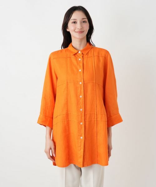 Leilian PLUS HOUSE / レリアンプラスハウス シャツ・ブラウス | 羽織ブラウス【ROSSO35】 | 詳細10