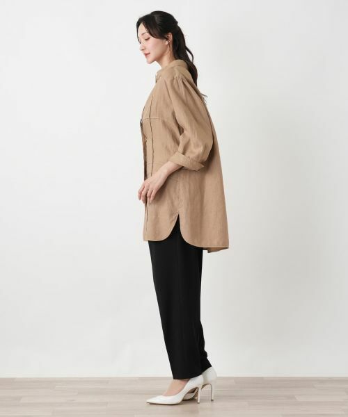 Leilian PLUS HOUSE / レリアンプラスハウス シャツ・ブラウス | 羽織ブラウス【ROSSO35】 | 詳細5