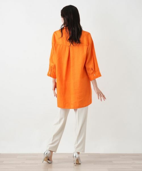 Leilian PLUS HOUSE / レリアンプラスハウス シャツ・ブラウス | 羽織ブラウス【ROSSO35】 | 詳細9