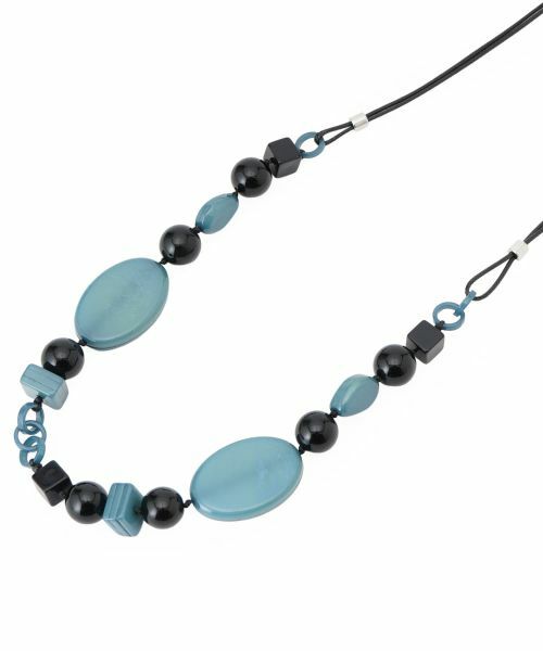 Leilian PLUS HOUSE / レリアンプラスハウス ネックレス・ペンダント・チョーカー | デザインパーツネックレス（セルリアンブルー）