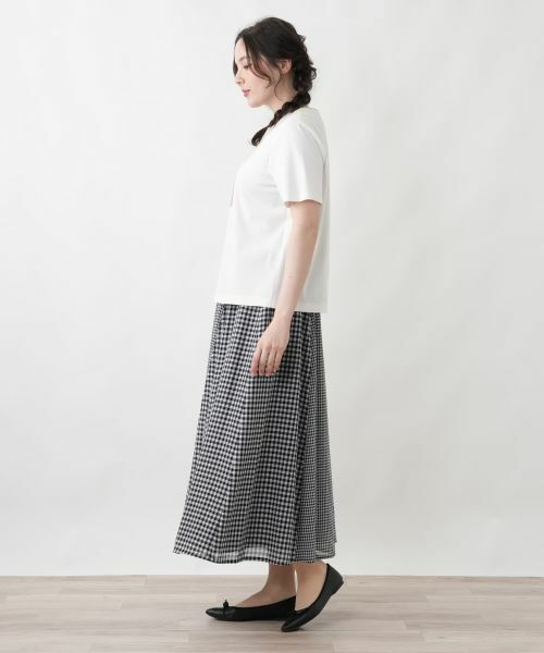 Leilian PLUS HOUSE / レリアンプラスハウス カットソー | グラフィックTシャツ | 詳細2