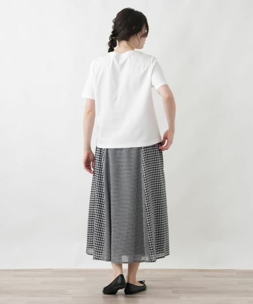 Leilian PLUS HOUSE / レリアンプラスハウス カットソー | グラフィックTシャツ | 詳細3