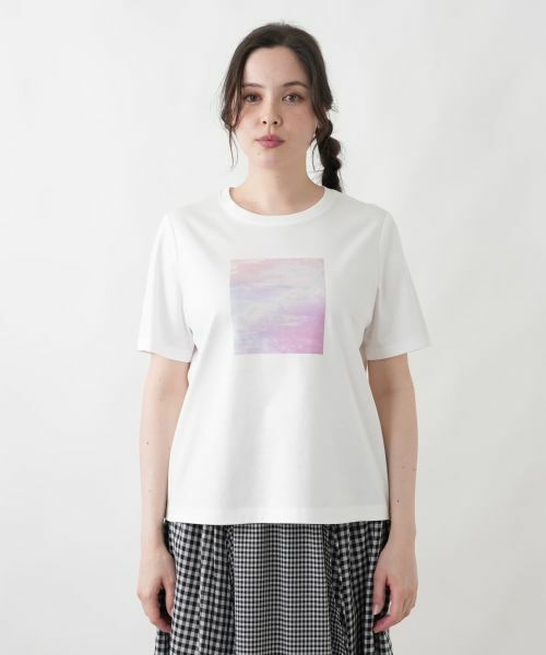 Leilian PLUS HOUSE / レリアンプラスハウス カットソー | グラフィックTシャツ | 詳細4