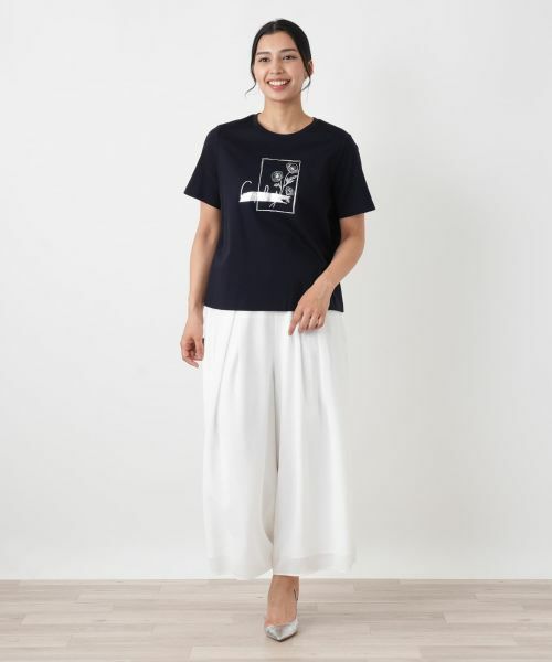 Leilian PLUS HOUSE / レリアンプラスハウス Tシャツ | Tシャツ【接触冷感】 | 詳細1