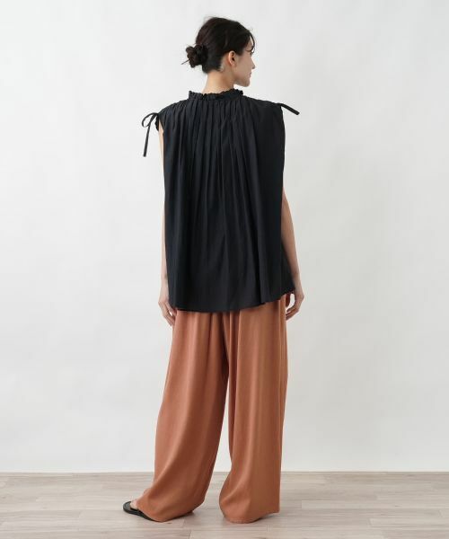 Leilian PLUS HOUSE / レリアンプラスハウス その他パンツ | フロントタックワイドパンツ【BOURGE】 | 詳細6
