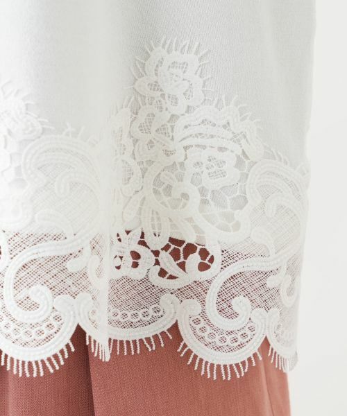Leilian PLUS HOUSE / レリアンプラスハウス カーディガン・ボレロ | 裾レースカーディガン【BOURGE】 | 詳細16