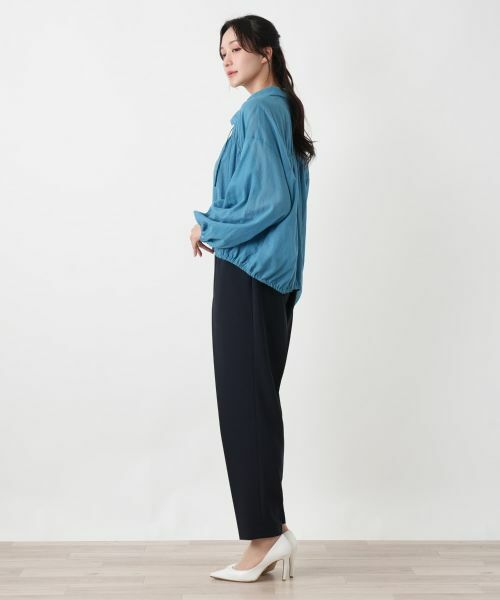 Leilian PLUS HOUSE / レリアンプラスハウス その他アウター | ギャザーブルゾンブラウス【NEMIKA】 | 詳細2