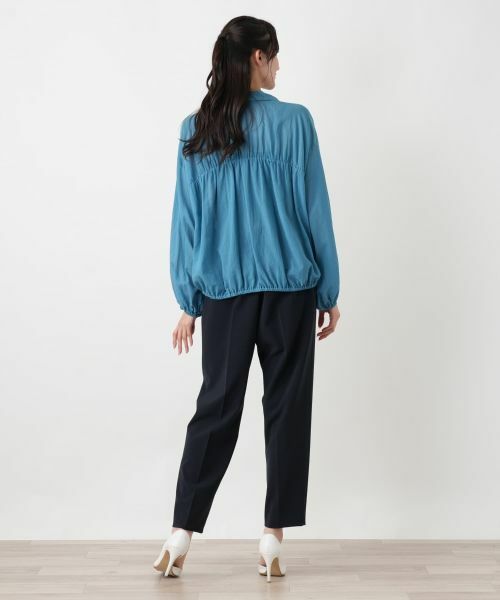 Leilian PLUS HOUSE / レリアンプラスハウス その他アウター | ギャザーブルゾンブラウス【NEMIKA】 | 詳細3