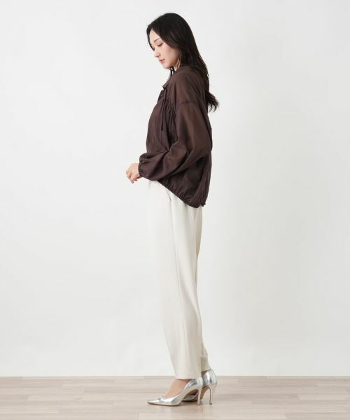 Leilian PLUS HOUSE / レリアンプラスハウス その他アウター | ギャザーブルゾンブラウス【NEMIKA】 | 詳細5