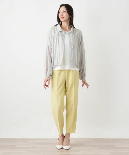 Leilian PLUS HOUSE / レリアンプラスハウス その他アウター | ギャザーブルゾンブラウス【NEMIKA】 | 詳細7