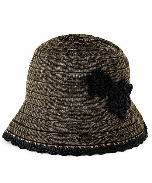 Leilian PLUS HOUSE / レリアンプラスハウス ハット | 帽子【FERRUCCIO VECCHI】（ブラック）