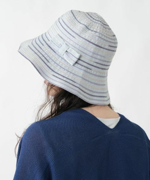 Leilian PLUS HOUSE / レリアンプラスハウス ハット | メランジボーダーハット | 詳細6