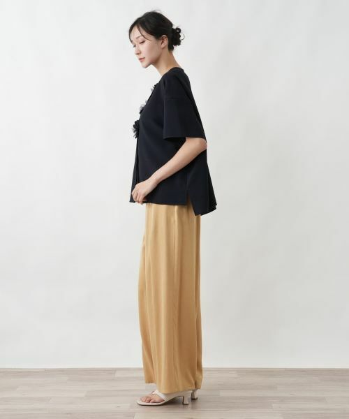 Leilian PLUS HOUSE / レリアンプラスハウス シャツ・ブラウス | フラワーモチーフブラウス【BOURGE】 | 詳細2