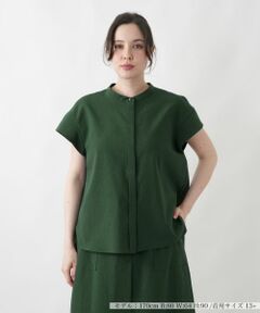 Leilian PLUS HOUSE / レリアンプラスハウス シャツ・ブラウス | スタンドカラーブラウス【2026年5月カタログ】
