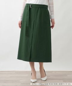 Leilian PLUS HOUSE / レリアンプラスハウス ミニ・ひざ丈スカート | セミタイトスカート【2026年5月カタログ】