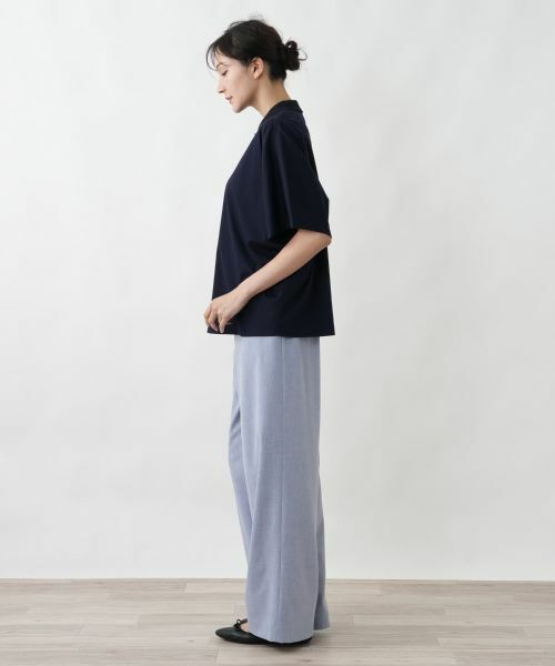 Leilian PLUS HOUSE / レリアンプラスハウス ポロシャツ | ワイドシルエットポロシャツ【BOURGE】 | 詳細2