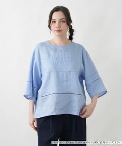 Leilian PLUS HOUSE / レリアンプラスハウス シャツ・ブラウス | はしごレースブラウス【2026年5月カタログ】