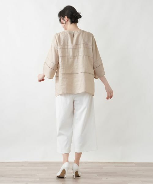 Leilian PLUS HOUSE / レリアンプラスハウス シャツ・ブラウス | はしごレースブラウス【2026年5月カタログ】 | 詳細10