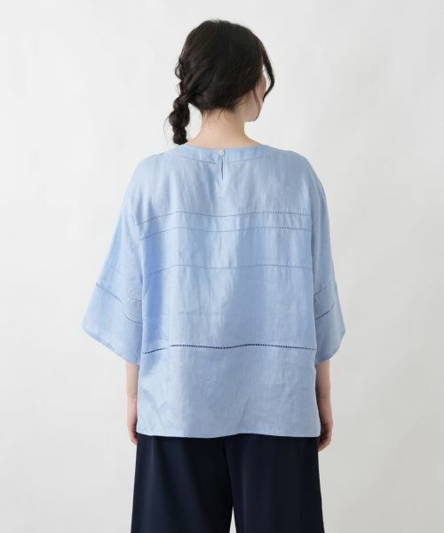 Leilian PLUS HOUSE / レリアンプラスハウス シャツ・ブラウス | はしごレースブラウス【2026年5月カタログ】 | 詳細16