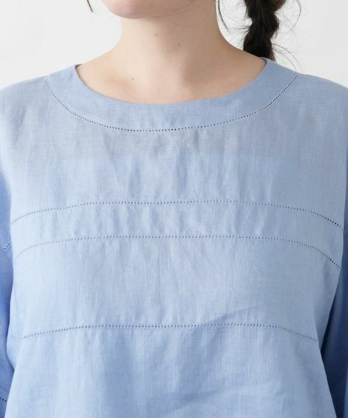 Leilian PLUS HOUSE / レリアンプラスハウス シャツ・ブラウス | はしごレースブラウス【2026年5月カタログ】 | 詳細17