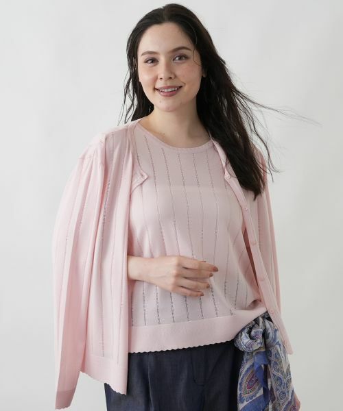 Leilian PLUS HOUSE / レリアンプラスハウス カーディガン・ボレロ | カーディガン【Leilian WHITE LABEL】 | 詳細15