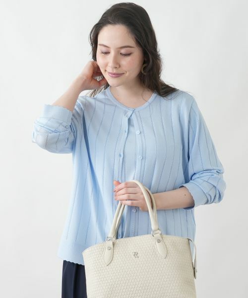 Leilian PLUS HOUSE / レリアンプラスハウス カーディガン・ボレロ | カーディガン【Leilian WHITE LABEL】 | 詳細7