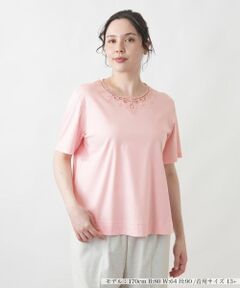 Leilian PLUS HOUSE / レリアンプラスハウス Tシャツ | 【接触冷感】Tシャツ