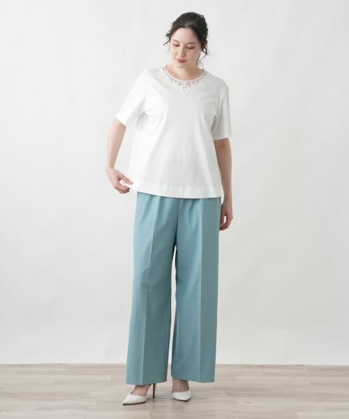 Leilian PLUS HOUSE / レリアンプラスハウス Tシャツ | 【接触冷感】Tシャツ | 詳細1
