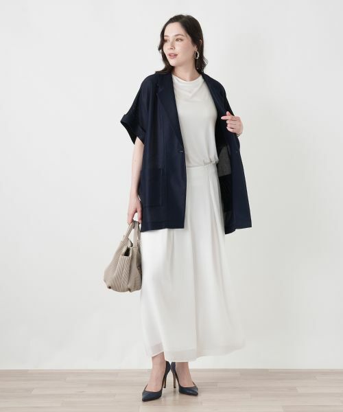 Leilian PLUS HOUSE / レリアンプラスハウス カットソー | 【接触冷感】フレンチスリーブカットソー【2026年5月カタログ】 | 詳細20