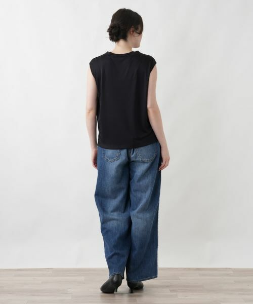 Leilian PLUS HOUSE / レリアンプラスハウス カットソー | 【接触冷感】フレンチスリーブカットソー【2026年5月カタログ】 | 詳細8