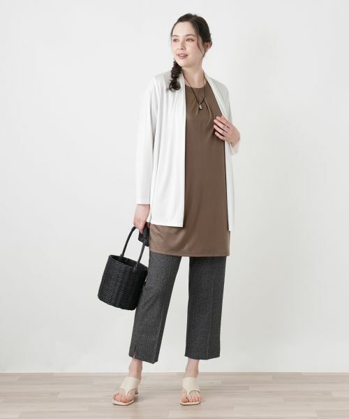 Leilian PLUS HOUSE / レリアンプラスハウス カットソー | 【接触冷感】2WAYカットソー【2026年5月カタログ】 | 詳細2
