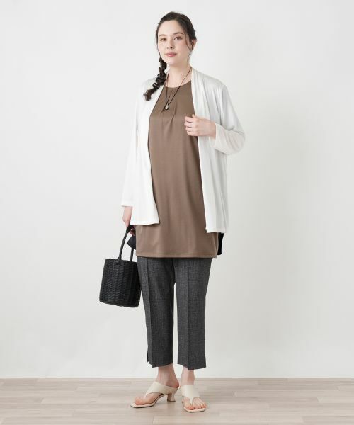 Leilian PLUS HOUSE / レリアンプラスハウス カットソー | 【接触冷感】2WAYカットソー【2026年5月カタログ】 | 詳細3