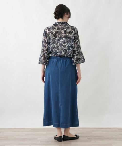 Leilian PLUS HOUSE / レリアンプラスハウス ミニ・ひざ丈スカート | 【接触冷感】スカートスカート【L JEANS】 | 詳細6