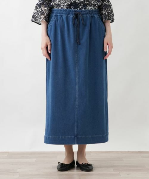 Leilian PLUS HOUSE / レリアンプラスハウス ミニ・ひざ丈スカート | 【接触冷感】スカートスカート【L JEANS】 | 詳細7