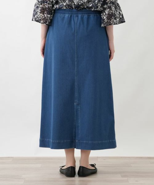 Leilian PLUS HOUSE / レリアンプラスハウス ミニ・ひざ丈スカート | 【接触冷感】スカートスカート【L JEANS】 | 詳細9