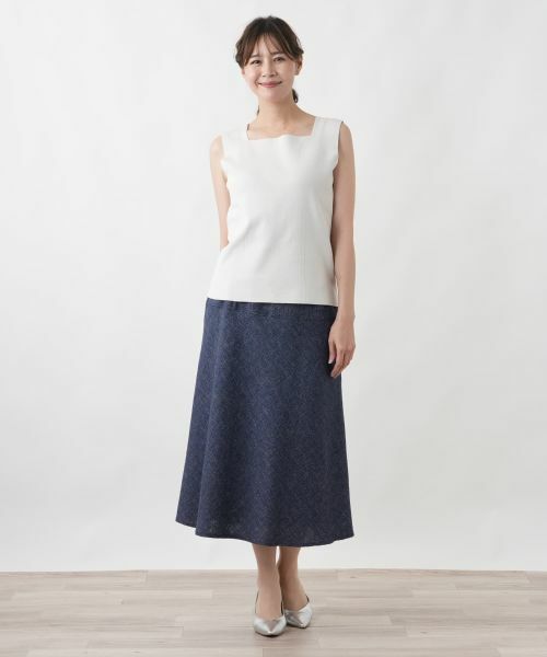 Leilian PLUS HOUSE / レリアンプラスハウス ミニ・ひざ丈スカート | スカート【Leilian WHITE LABEL】 | 詳細4