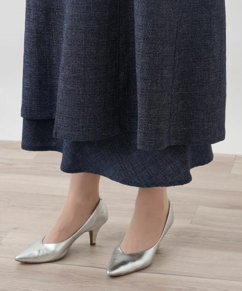 Leilian PLUS HOUSE / レリアンプラスハウス ロング・マキシ丈ワンピース | ジャンパースカート【Leilian WHITE LABEL】 | 詳細14