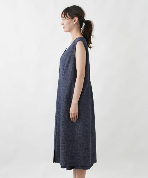 Leilian PLUS HOUSE / レリアンプラスハウス ロング・マキシ丈ワンピース | ジャンパースカート【Leilian WHITE LABEL】 | 詳細8