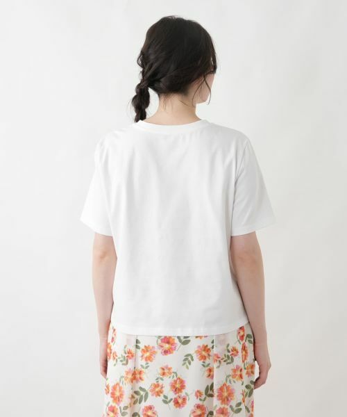 Leilian PLUS HOUSE / レリアンプラスハウス Tシャツ | フラワープリントTシャツ【2026年5月カタログ】 | 詳細6