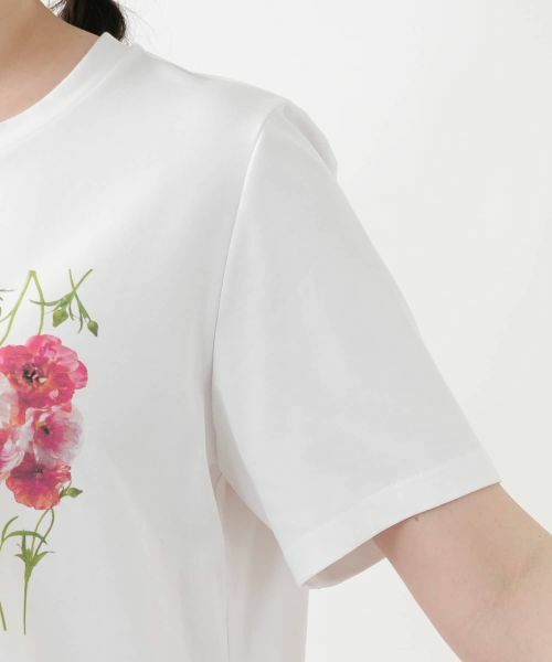 Leilian PLUS HOUSE / レリアンプラスハウス Tシャツ | フラワープリントTシャツ【2026年5月カタログ】 | 詳細9