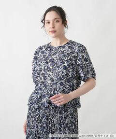 ブラウス【接触冷感】【Leilian WHITE LABEL】【ライトオケージョン】