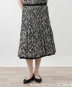 Leilian PLUS HOUSE / レリアンプラスハウス ロング・マキシ丈スカート | プリーツスカート【接触冷感】【Leilian WHITE LABEL】【ライトオケージョン】