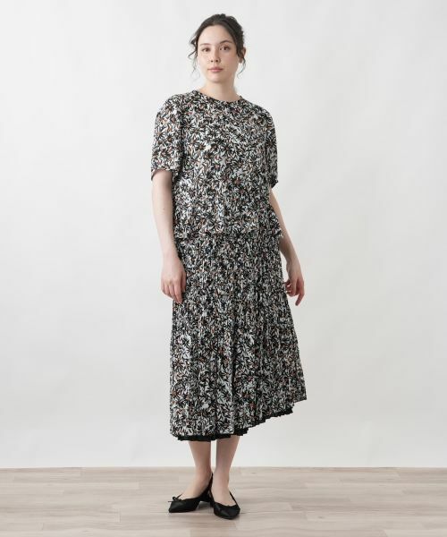 Leilian PLUS HOUSE / レリアンプラスハウス ロング・マキシ丈スカート | プリーツスカート【接触冷感】【Leilian WHITE LABEL】【ライトオケージョン】 | 詳細1