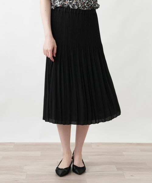 Leilian PLUS HOUSE / レリアンプラスハウス ロング・マキシ丈スカート | プリーツスカート【接触冷感】【Leilian WHITE LABEL】【ライトオケージョン】 | 詳細4