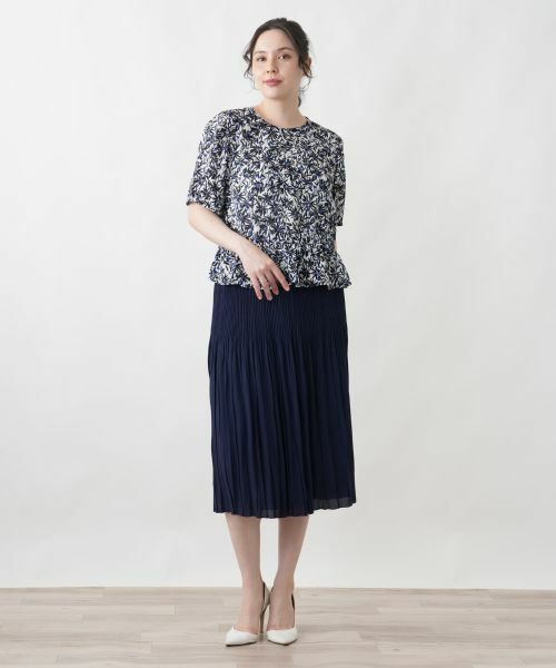 Leilian PLUS HOUSE / レリアンプラスハウス ロング・マキシ丈スカート | プリーツスカート【接触冷感】【Leilian WHITE LABEL】【ライトオケージョン】 | 詳細9