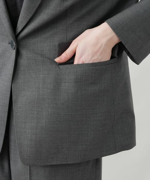 Leilian PLUS HOUSE / レリアンプラスハウス テーラードジャケット | ワンボタンテーラードジャケット | 詳細18