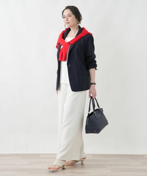 Leilian PLUS HOUSE / レリアンプラスハウス テーラードジャケット | ワンボタンテーラードジャケット | 詳細4